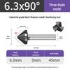 Cobalt Titanium-Plated Chamfering Drill for Stainless Steel - Single/Triple-Edge Countersink & Deburring Tool.