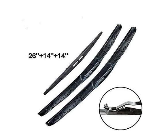 Suitable for Honda Jazz 2009-2017 front and rear wipers 2010-2016 wiper blades 10 mm