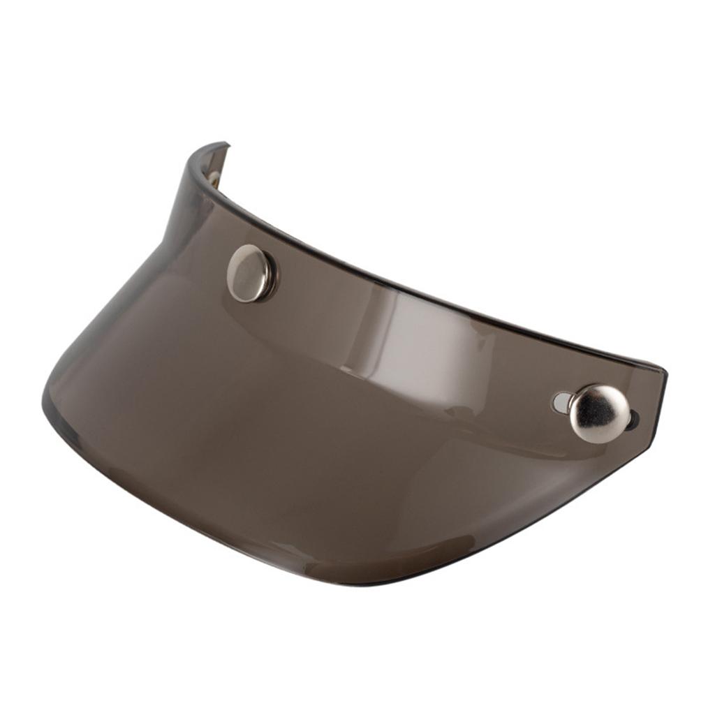 Motorcycle Helmet Sun Shade Protector 3 Snap-Button Retro Open Face Flip Up Down Shield Visor Modified Parts