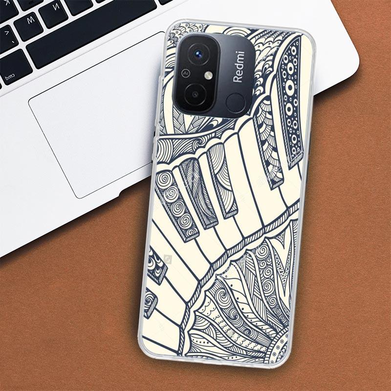

Music Piano Keyboard Phone Case For Xiaomi Redmi 12 13 12C 13C 14C 10 10C 10A 9 9C 9A 9T 8A 8 7A 7 6A 6 Pro K80 K70 K60 K40 K20 Redmi 10A