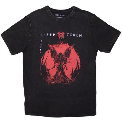 Sleep Token Unisex Stone Wash T-Shirt: Bring mich zurück nach Eden (Schwarz) (Klein)