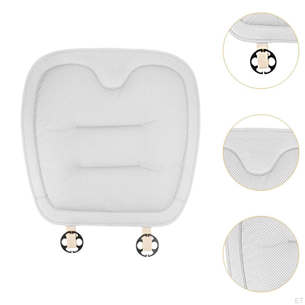 Car Seat Cover Soft Anti Slip Multifunctional Wear Resistant with Secure Buckle Supportive Pad for