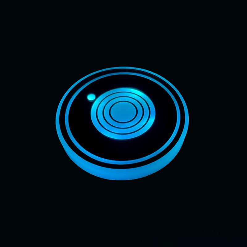 

1Pc Car Cup Pad With 7Colors Led Lights Cup Holder Coasters Car Luminous Water Coaster Universal For Various Car Model