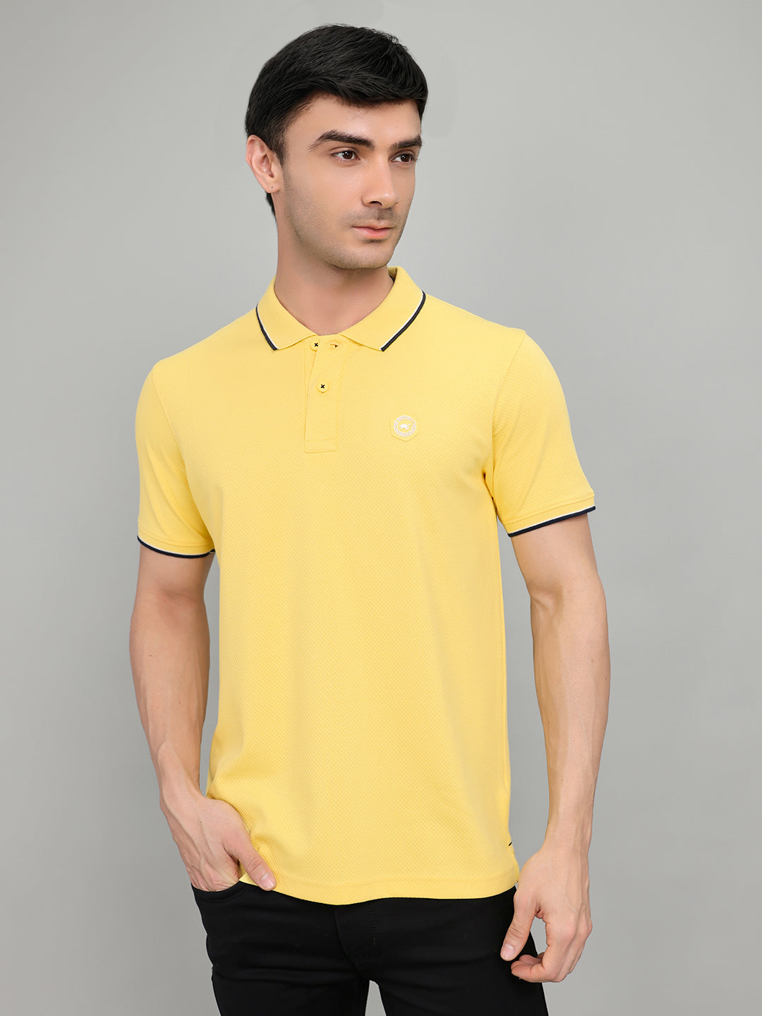 Monte Carlo Men Smart Fit Yellow Tshirt XL жёлтый