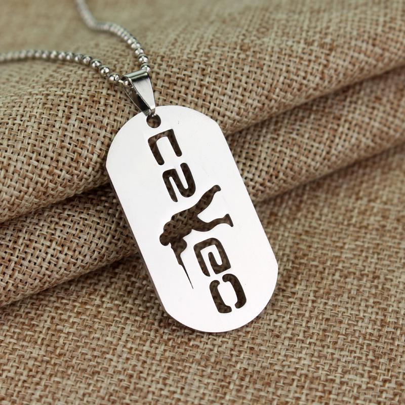 CSGO Counter-Strike Stainless Steel Pendant Necklace - Anime Game Merchandise