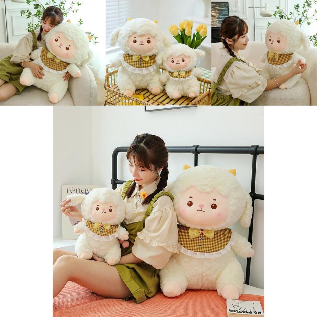 Cute Cloud Sheep Plush Toy For Girls Ideal For Sleeping And Cuddling Wholesale Birthday Gift