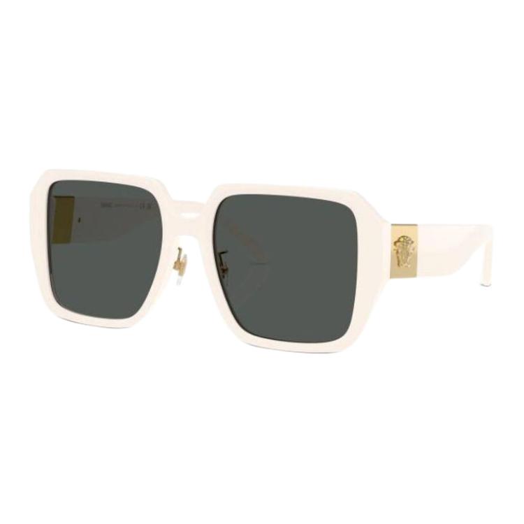 Versace Logo Square Sunglasses Women Sunglasses White VE4472D-548487-56