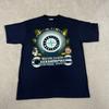 Vtg 90er Seattle Mariners Divisionsmeister T-Shirt Herren Größe L MLB Baseball 97