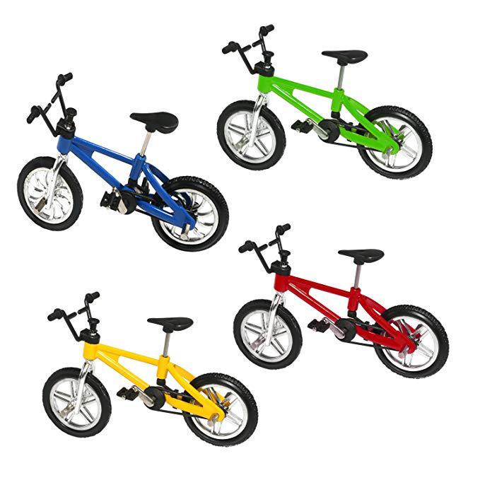 Mini Alloy Bicycle Toy Model - Creative Finger Bike Cake Ornament