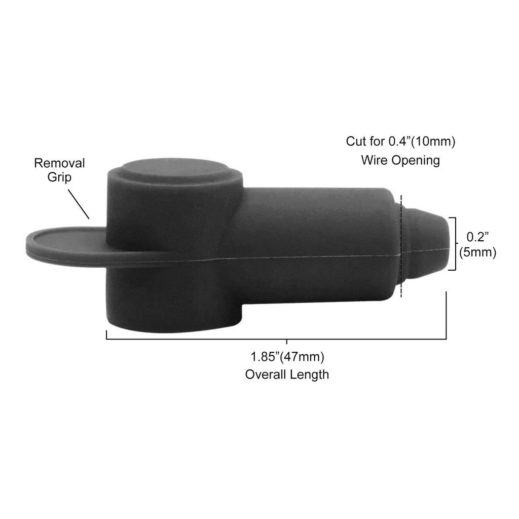4AWG Ground Wire Strong Toughness Soft Wear Resistant High Temperature Resistant Battery Cable for Campers Boats Cars