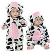 Piżama Onesie Kostium Przebranie Śpiochy Krówka Niemowlę 70: 50-65 Cm