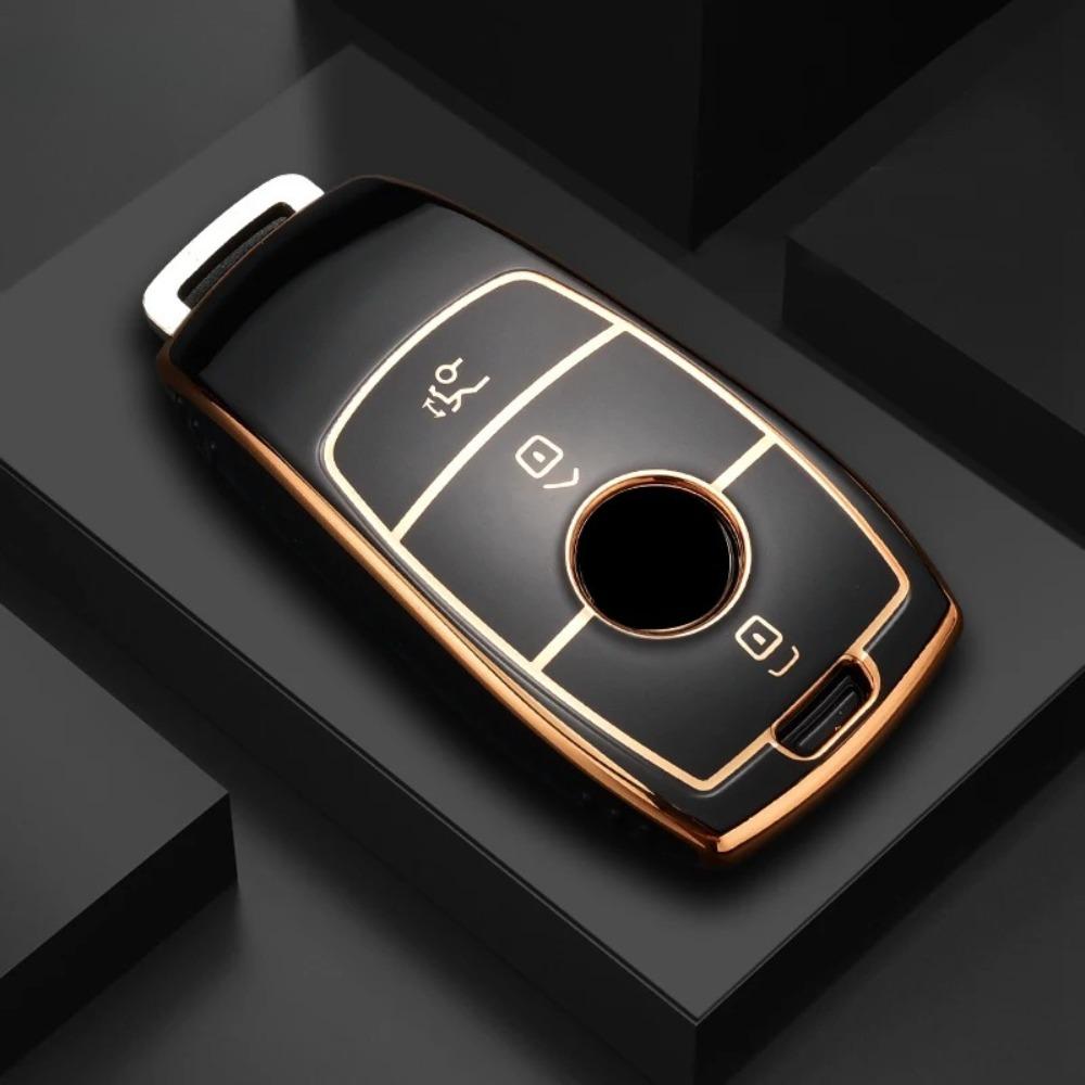 TPU Autoschlüsselhülle Abdeckung Schale Fob für Mercedes Benz A C E S-Klasse W204 W205 W212 W213 W176 GLC CLA AMG W177 Auto Zubehör