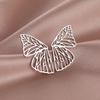 Hallowout Butterfly Earrings Stud Left Right SIde Gold Insect Girs Fashion Post Earrings Lovely Women Fashion Jewelry