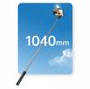 Telescopic Selfie Stick & Tripod with LED Ring Light and Phone Holder - Black, Model WH1YXS