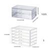 Dustproof Acrylic Organizers Drawers Space Saving Makeup and Jewelry Drawer Organizers with Easy Clean Acrylic Material