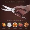 Stainless Steel Chicken Bone Scissors Sharp Kitchen Scissors with Safety Lock Kitchen Accessories