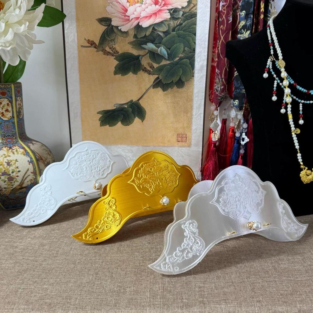 3D Printed Song Dynasty Hanfu Hair Crown & Hairpin - Fairy Style Headdress for Photoshoots
