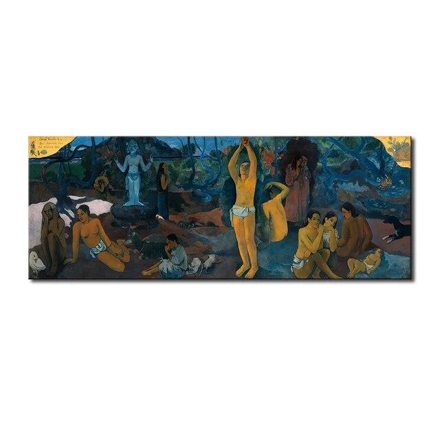 

Украшение дома, известные картины Поля Гогена, настенные художественные фотографии, холст, живопись, постеры и принты для декора гостиной, без рамки 20*40cm