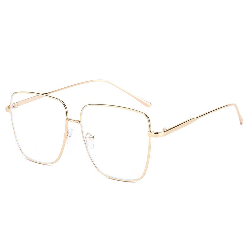 

Модные металлические солнцезащитные очки с большой оправой 2025 года - стиль знаменитости цвета авокадо для женщин