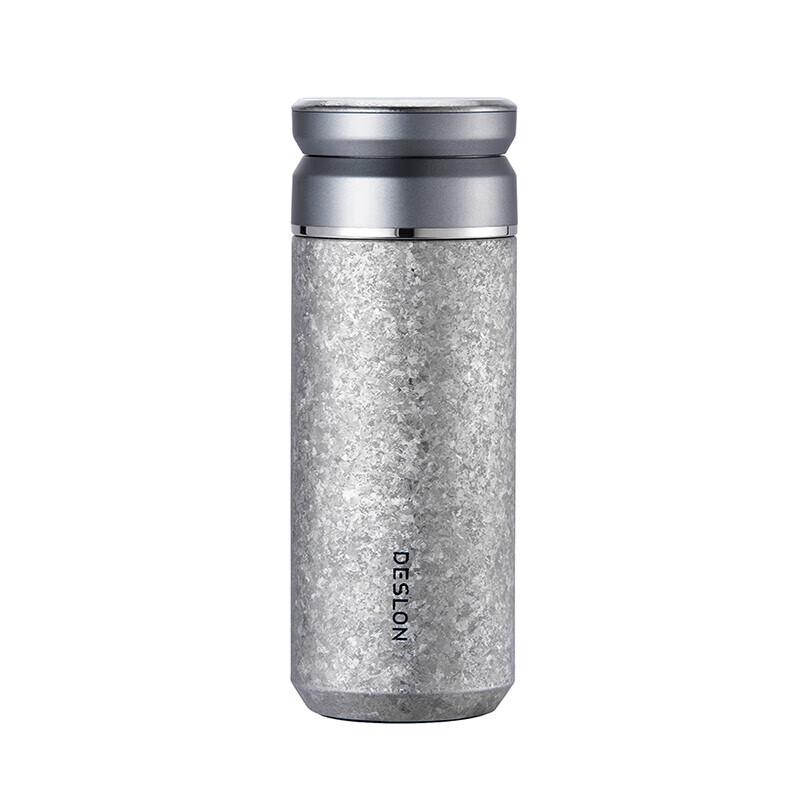 Deslang 400ml Glass Liner Portable Thermos Mug