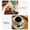 Durable Glass Spoon Handmade Colored for Coffee Milk Ergonomic Handle Stirring Bar Versatile Cooking Heat-Resistant Dishwasher Safe Artistic