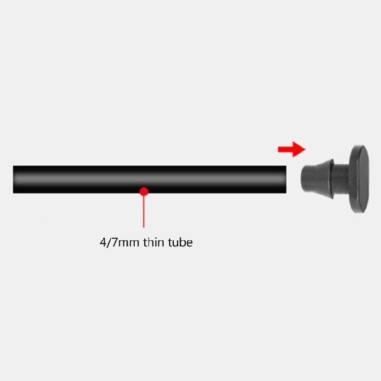 200Pcs 4/7mm Hose End Plug Hose Water Stop Connectors Gardeners Irrigation System