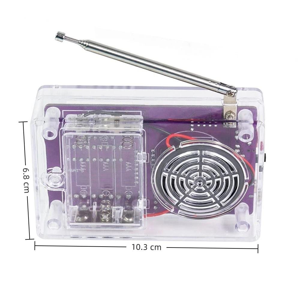 Adjustable Frequency DIY FM Radio Electronic Kit FM Radio Soldering Assembly Teaching Experiment