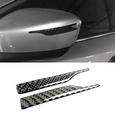 2pcs Carbon Fiber Anti-collision Bumper Sticker Rearview Mirror Anti-Rub Strips Protector For BMW 1 2 3 Gt 4 5 7 Ser X3 X4 X5 X6