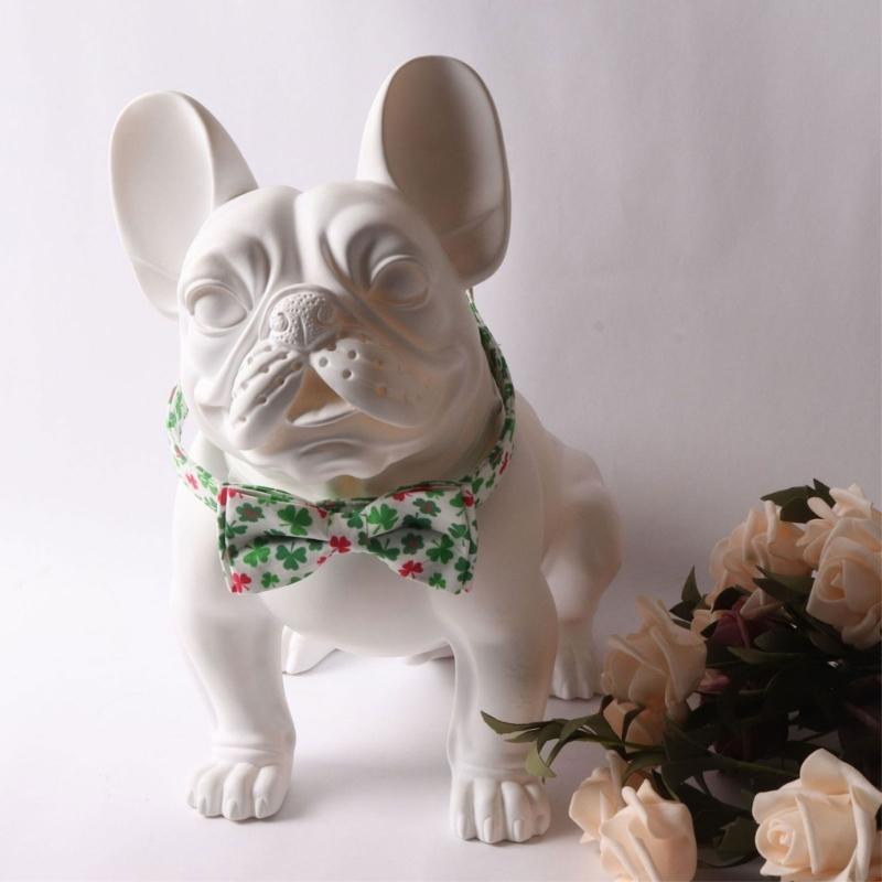 Puppy Flower Collar Festive Shamrock for Small Medium Girl Dogs Cat Dog Collar Necklace Flower Costumes