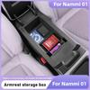 Center Console Armrest Storage Box Pad Organizer Tray Compartment Cover Car Styling Accessories For Nammi 01/Box 2025 +