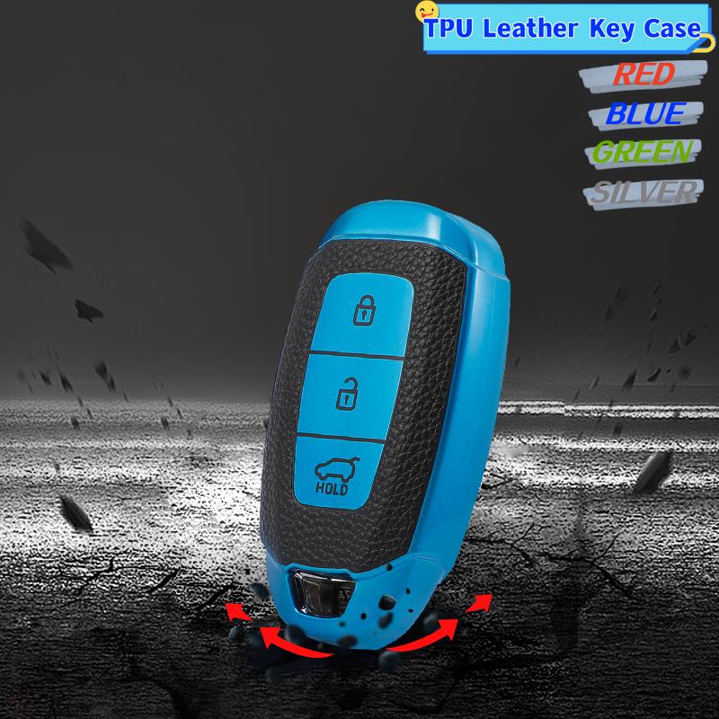 Husă pentru chei de mașină din TPU, cu acoperire completă, pentru Hyundai Santa I30 IX35 Encino KONA Solaris Azera Grandeur Elantra Accent Fe
