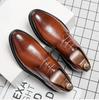 Men's New Pointed Toe Leather Loafers: Formal, Casual, and Wedding Groom Shoes