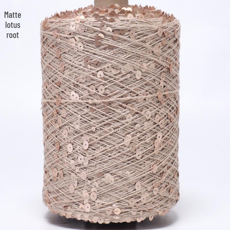 Siyue Ukraine Hand-Woven Cotton Sequin Yarn Fantasy Bead Wool Ball