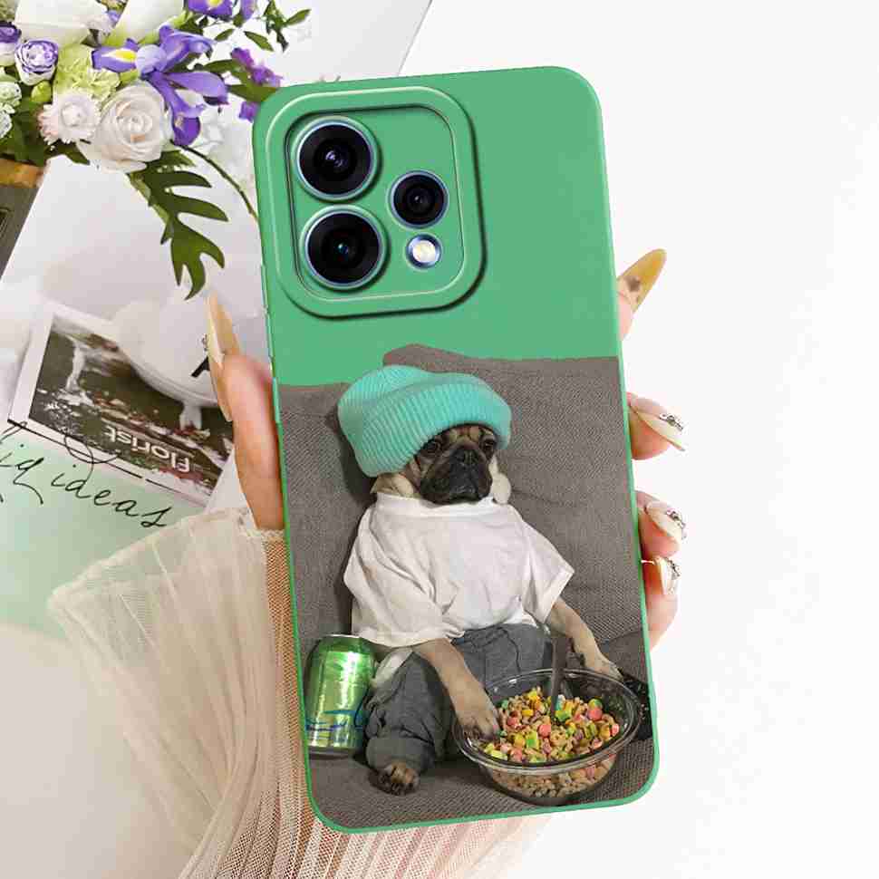For Oppo Reno15 5G Case CPH2825 ilicone Back Cover For Oppo Reno 15C Reno15c 5G Cute Panda Cartoon Phone Cases Shockproof