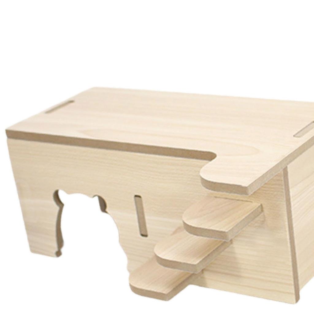 Hamster Hideouts Wood Shelter House for Small Animal Dwarf Hamsters and Mice Entertainment Hideaway Cave Cage Decoration