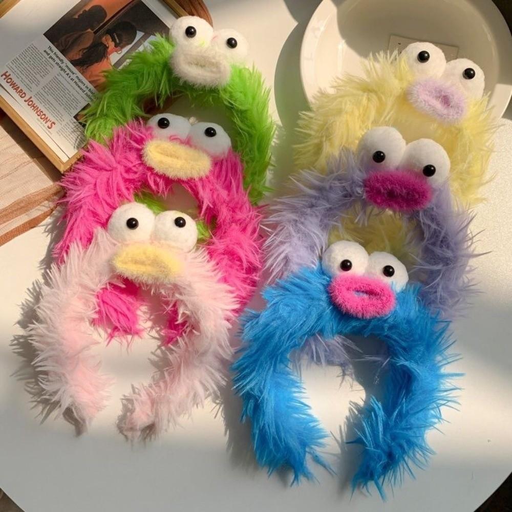 Colorful Cosplay Hairband Plush Funny Hair Hoop Creative Headband