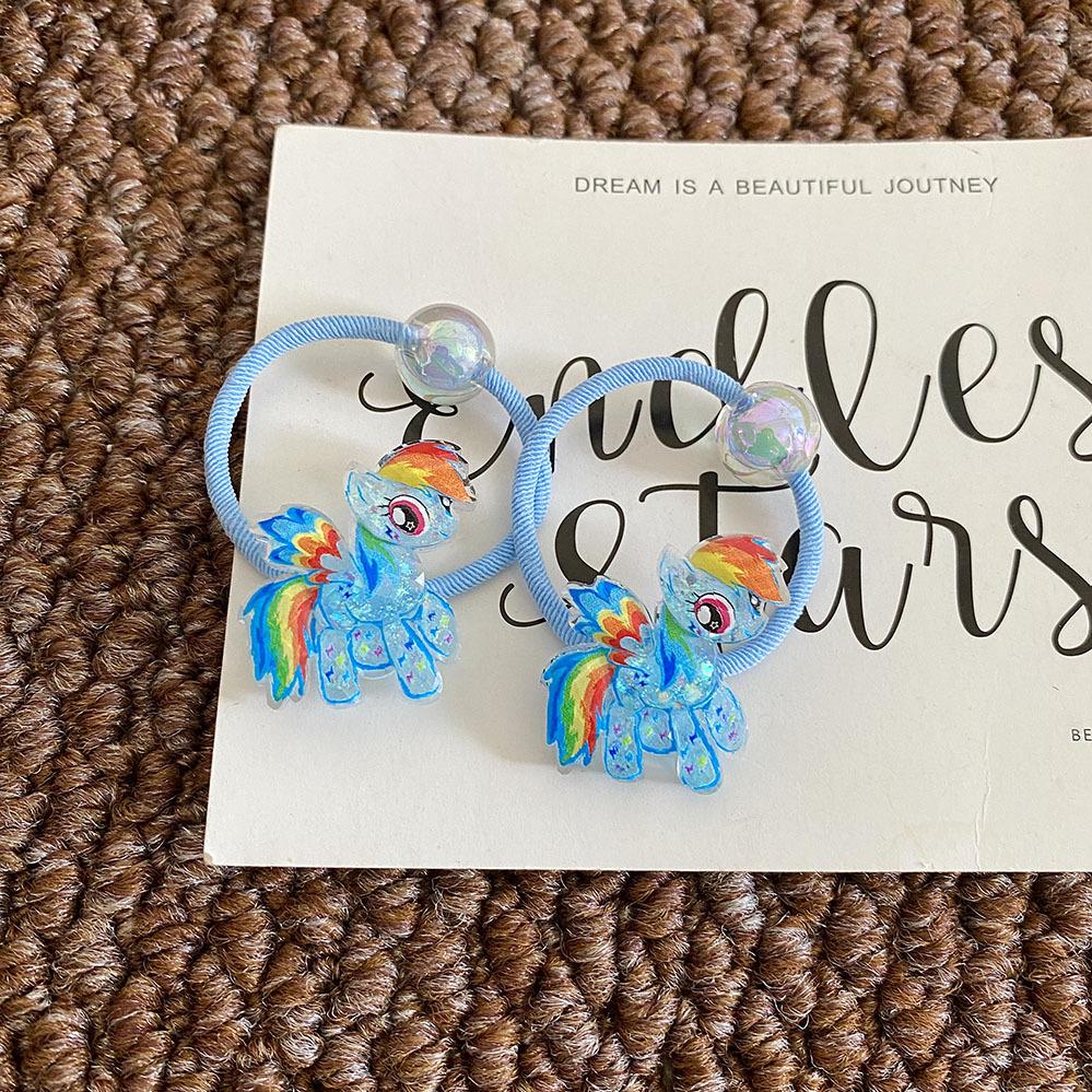 2025 New Style Girls' Little Pony Hair Ties – Cute, Gentle Hair Rings for Babies and Girls