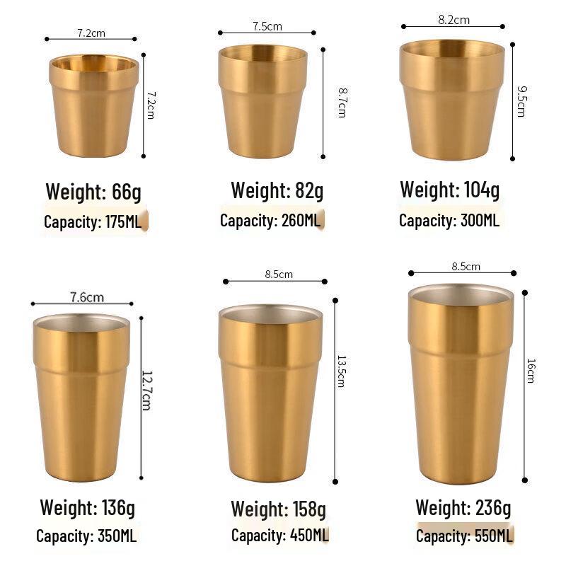 Fog Beauty Collection Nerezový pohár na nápoje 304