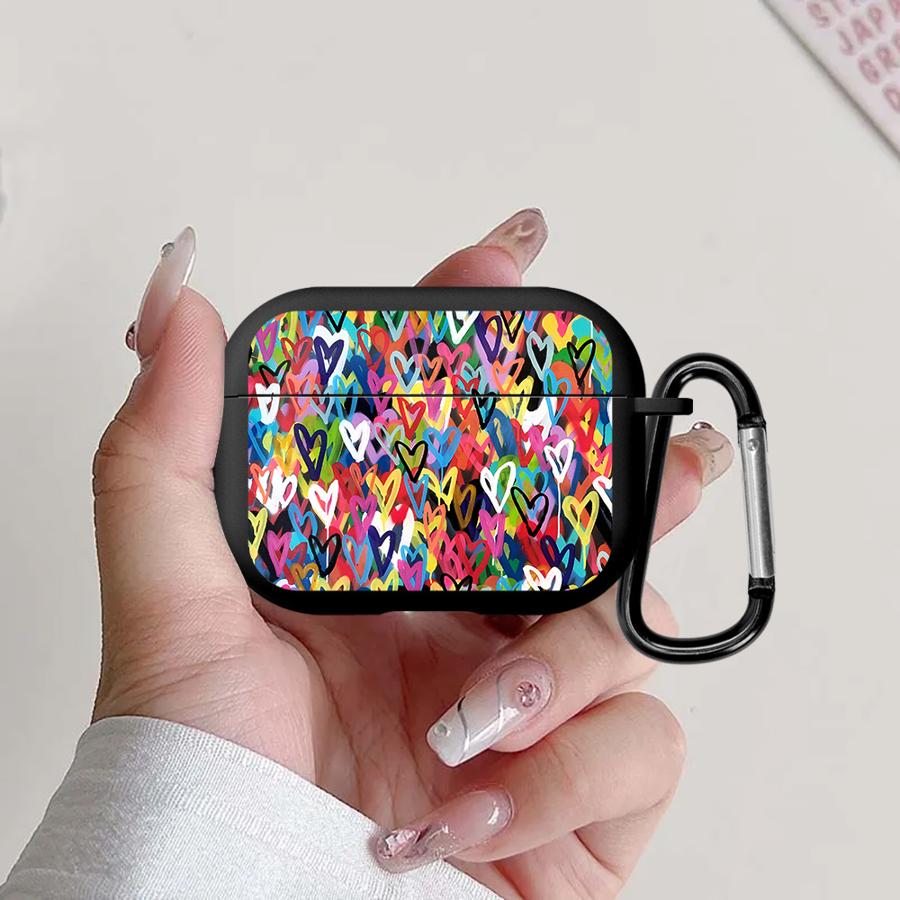 Earphone Cases Cover Case For Airpods 1 Pro3 4 3 2 Pro2 Pro Color Love