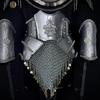 Set Armatura da Cavaliere Medievale Femminile | Armatura da Dama in Acciaio con Gonna a Maglia di Ferro | Costume Cosplay LARP