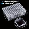 30pcs Transparent Plastic Storage Boxes for Beads, Jewelry & Crafts - Durable Organizer  Organizer Storage, Jewelry Boxes