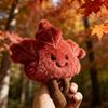 Klonowy Liść Pluszowa Lalka Breloczek Uroczy Miękki Wisiorek do Torebki Jesienna Kolekcjonerska Pluszowa Zabawka Kawaii Dekoracja Plecaka Prezent