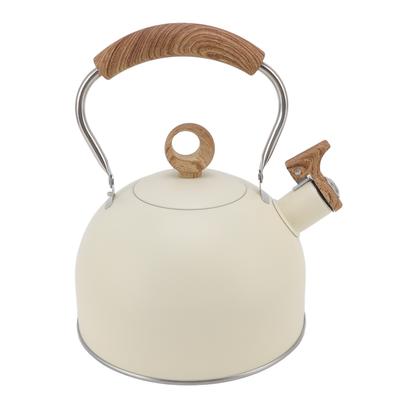 2.5 Liter Whistling Tea Kettle Stainless Steel Teapot with Handle for Electric Stove Gas Stove