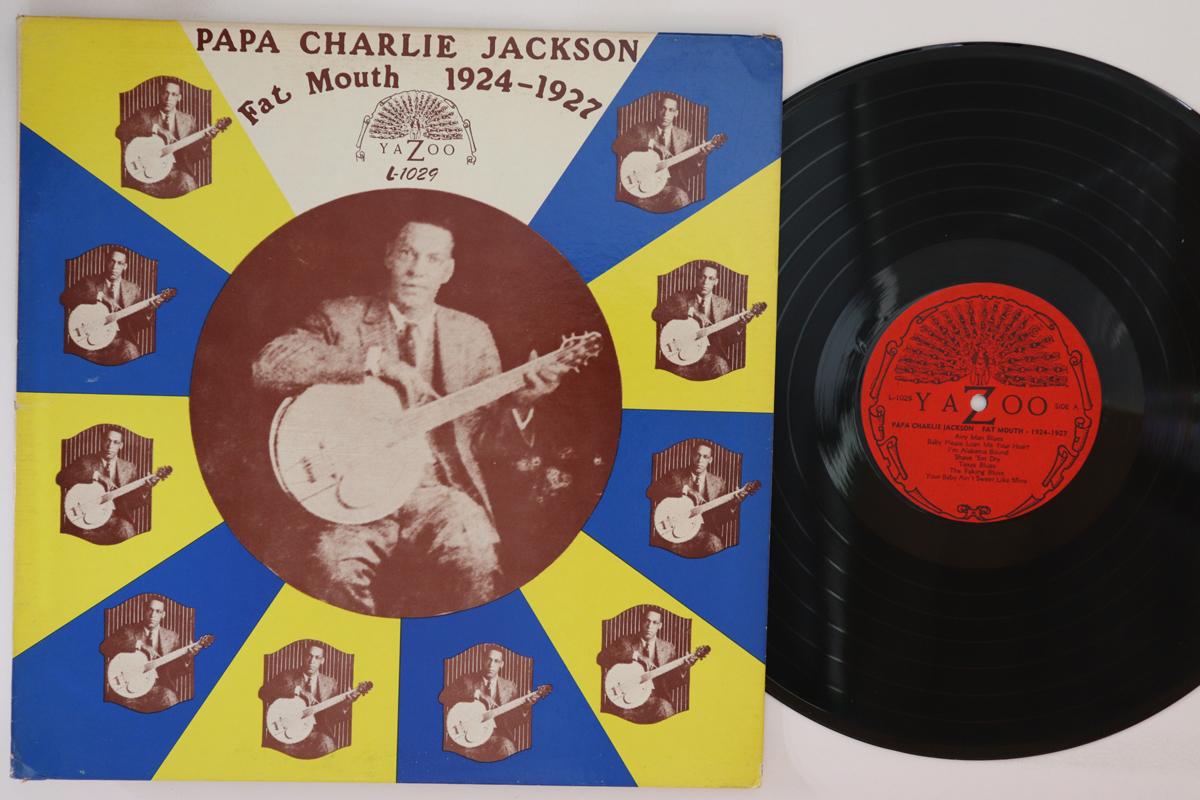 

LP Record PAPA CHARLIE JACKSON - Fat Mouth 1924-1929 L1029 YAZOO 1972 US Blues Used