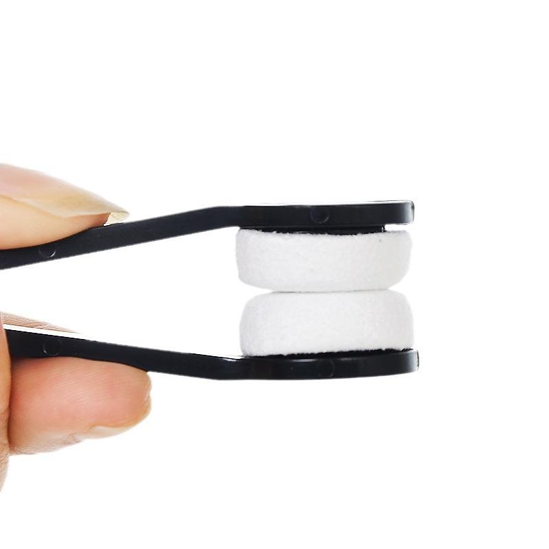 Portable glasses wipe/cleaning brush, lens clip, lens glasses cleaning wipe, glasses cleaning tool