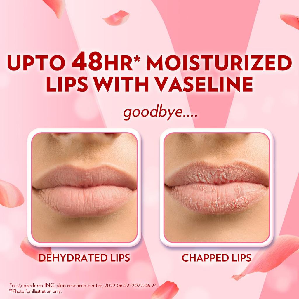 Vaseline Lip Care Rosy Lips Tinted Lip Balm Stick 4.8g Pack of 1 for Soft, Hydrated, Naturally Pink Lips