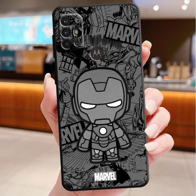 Marvel Groot Spiderman Cover Case for Motorola Moto G200 5G Edge 20 Pro Edge 30 Neo One Fusion Plus Edge 40 Pro G9 Plus