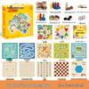 Multi-Function Chess & Board Games Set: Educational Toys for Kids - Checkers, Gomoku, and More