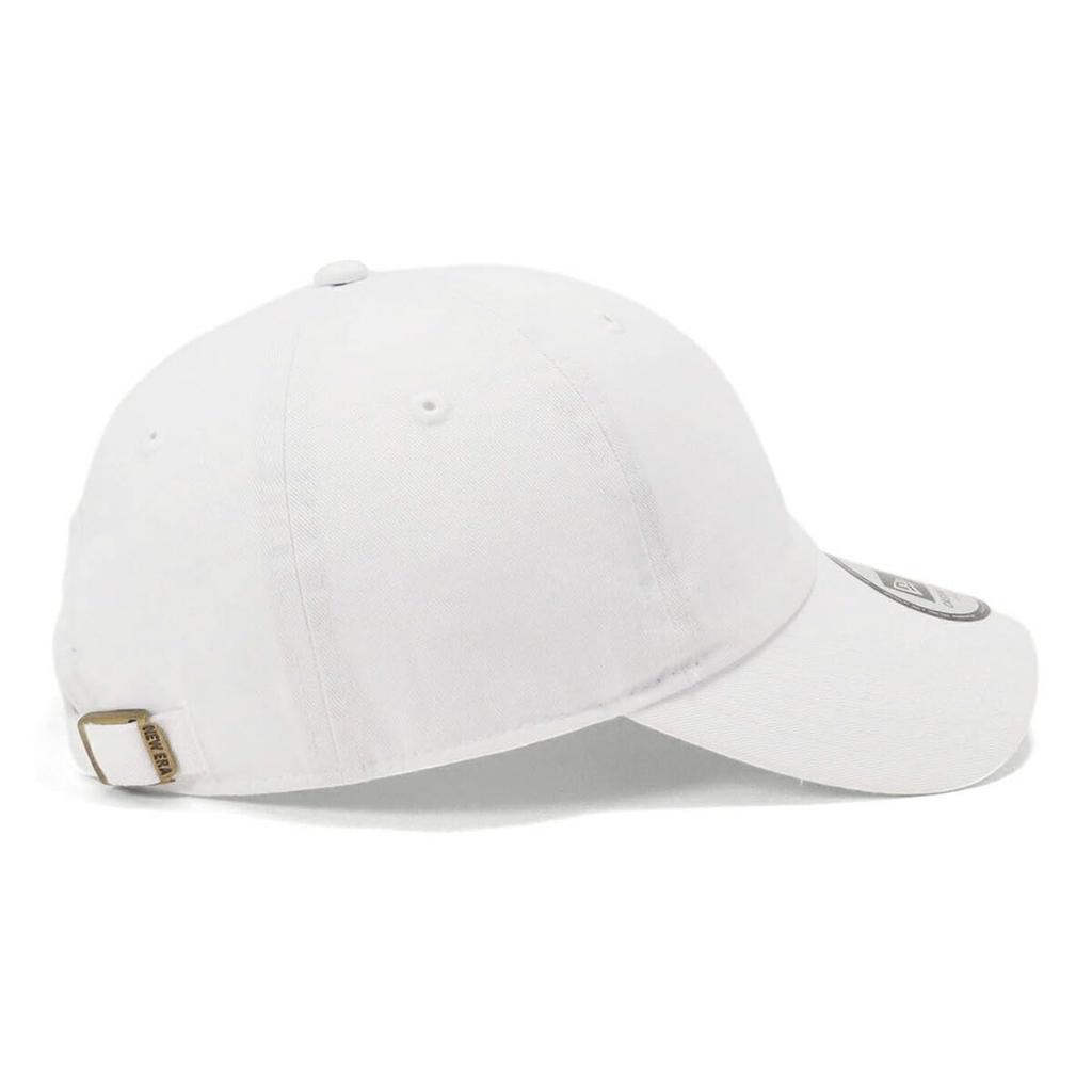 New Era Casual Classic Simple Solid Snapback Free Casual Classic Size 25J Cap, White, Basic, White, Black,