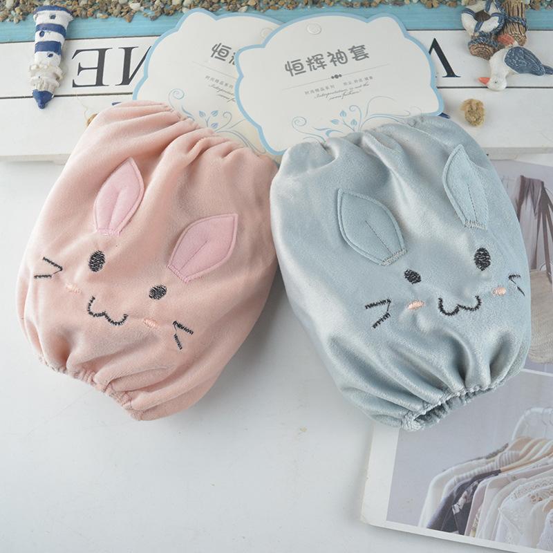 Neue Winter-Kurzarm für Damen und Studentinnen, schmutzabweisende Büro- und Heimärmel für Katzen, Modeärmel